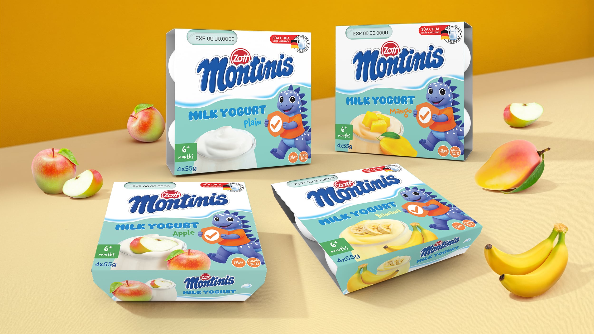 2026 Montinis Milk Yogurt Packaging